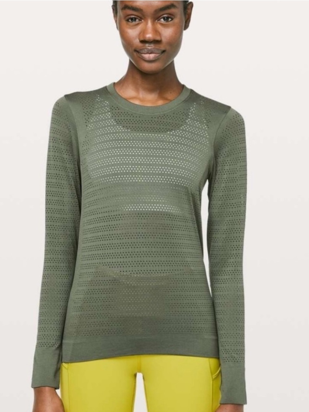 Lululemon Breeze By Long Sleeve ~ 6 Green